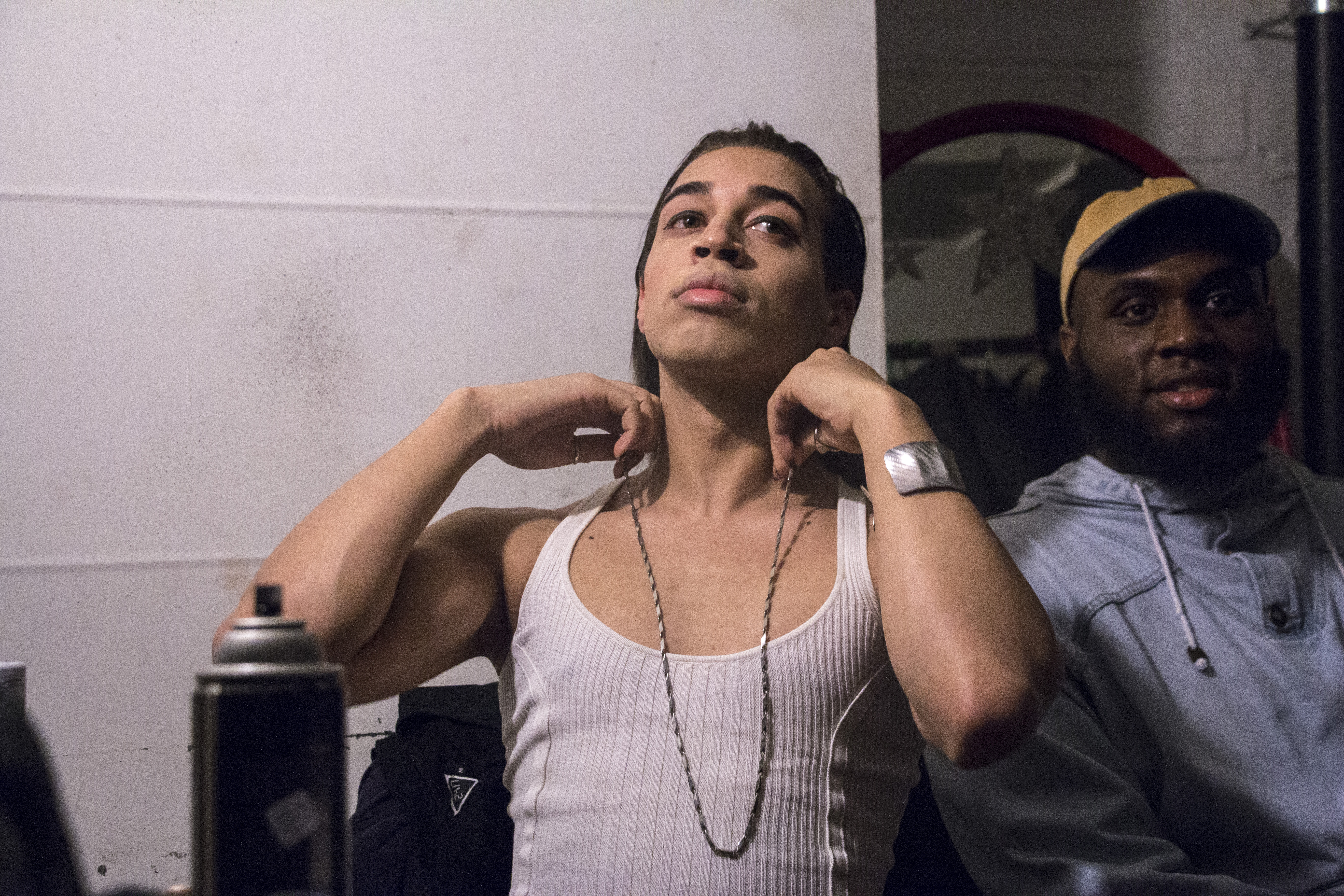 Backstage with Banjela and producer/co-host Kaimi | Photo by Cristobal Guerra 