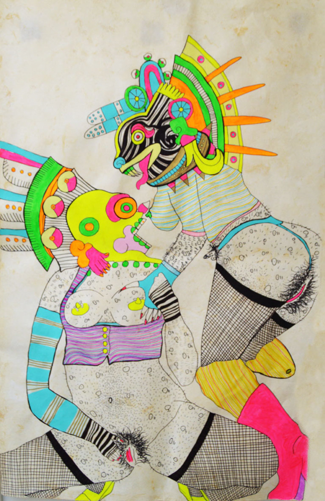 Artist Rurru Mipanochia Embodies Pre-Hispanic Pop Culture